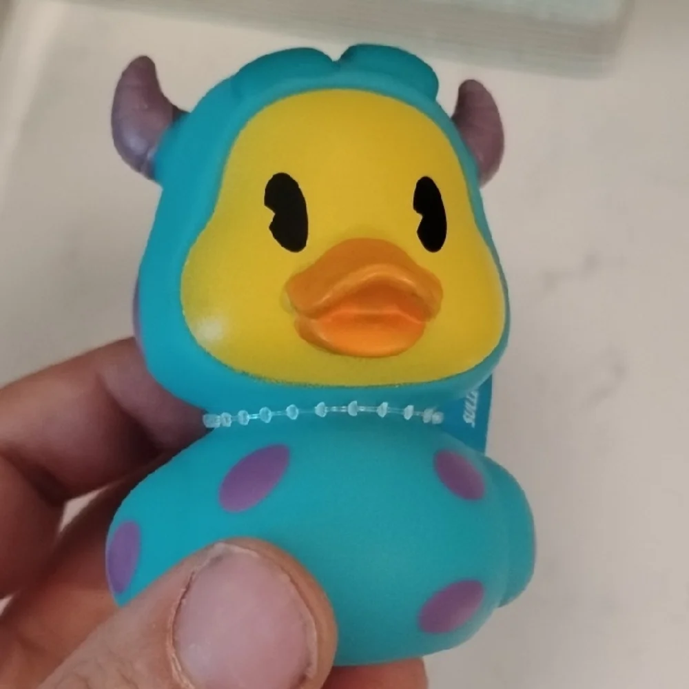 Disney Blue and Purple Sulley-Inspired Duck